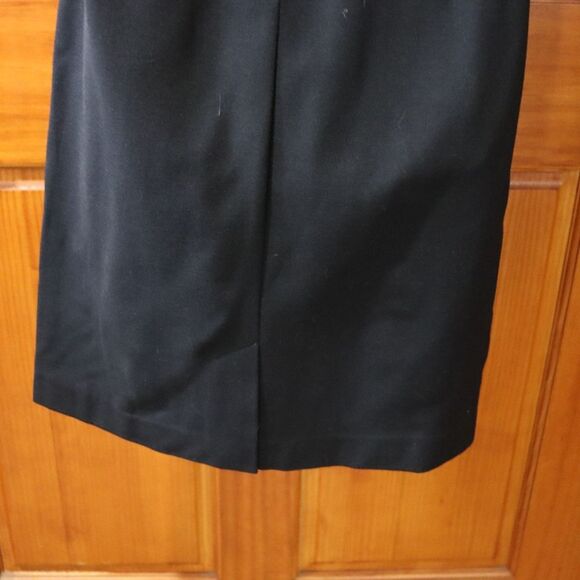 Banana Republic Black Tank Square Neck Mini Dress 14 Corporate Goth - Picture 11 of 15